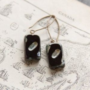 Black Neo Vintage Earrings